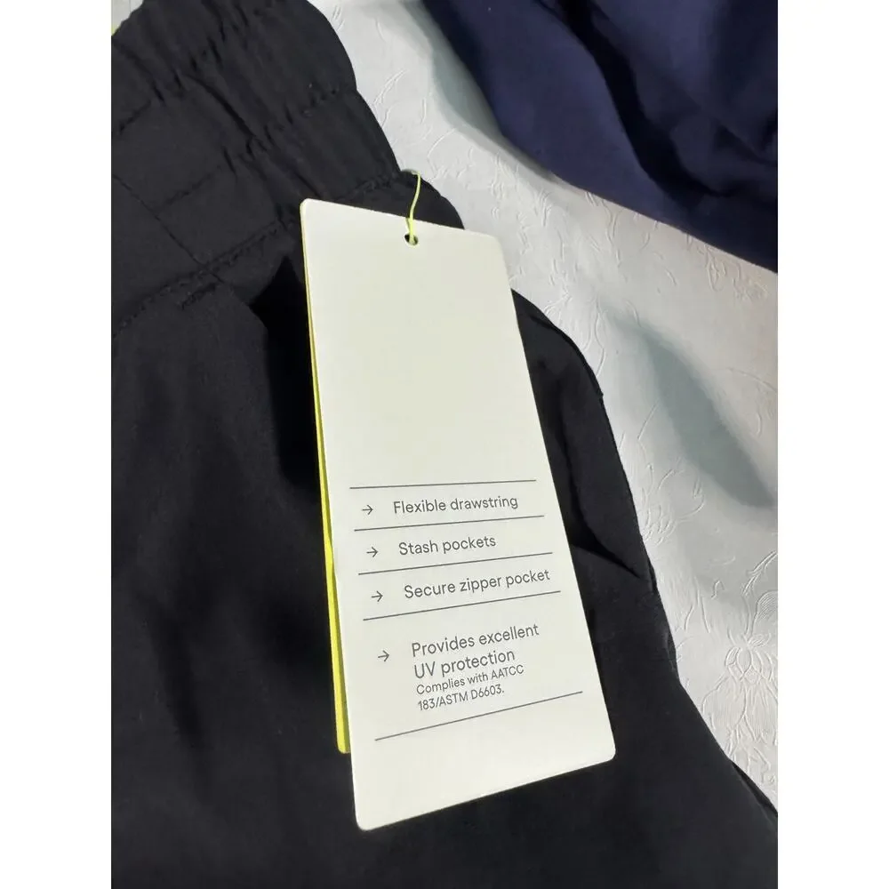 All In Motion Kids Active Light Cargo Jogger Pants Black Size S 6/7 NWT